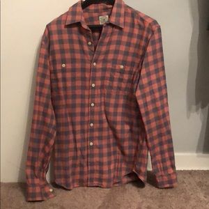 J Crew slim fit flannel